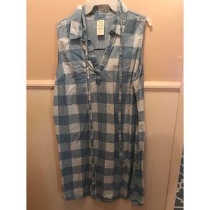 XL Faded Glory Denim Style Dress